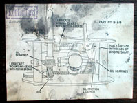 Die Anleitung zum Ölen des Federmotors / How and where to get oil in phonograph-motors